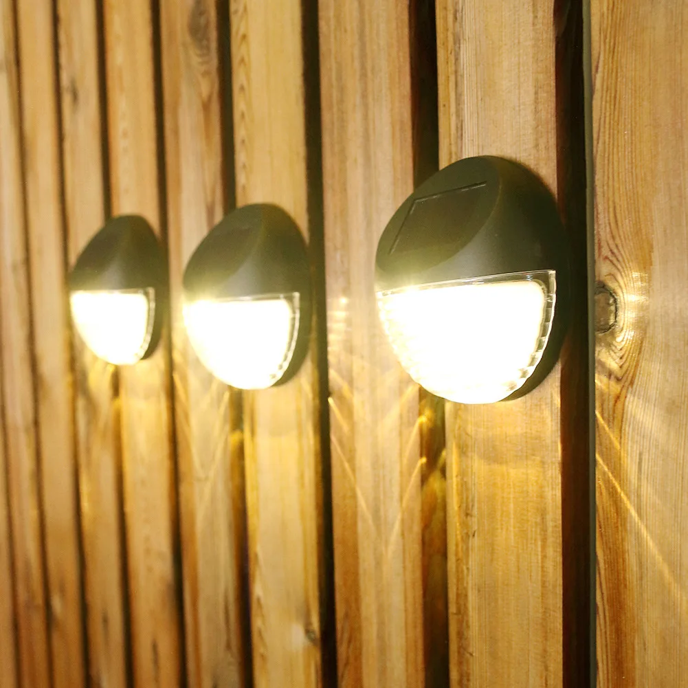 Фонари солнечного забора наружные фонари для палубы светодиодный настенный