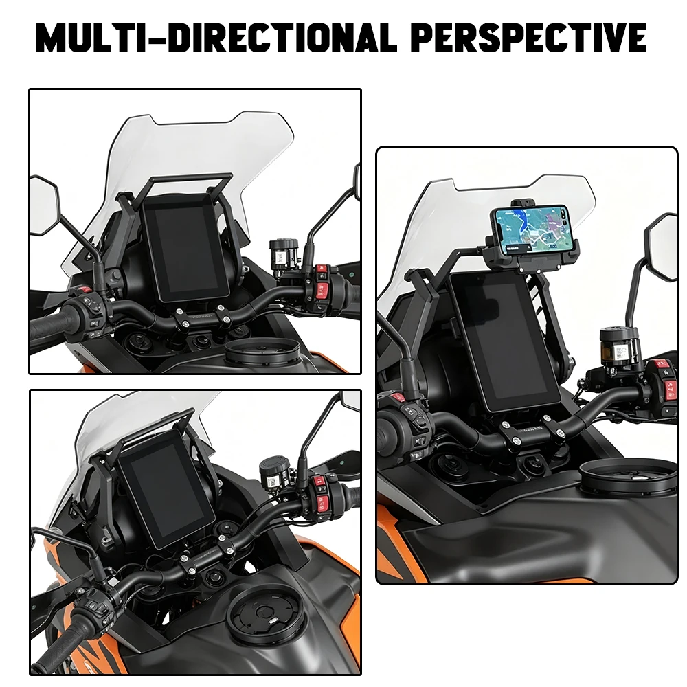 Фото Держатель для телефона для мотоцикла 1390 SUPER ADVENTURE S / EVO 2026, кронштейн для GPS-навигатора 1390 SUPER ADV S/EVO №5