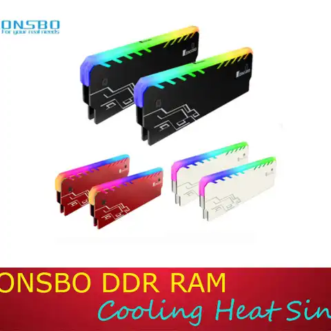 JONSBO RGB Φ DDR алюминиевая радиаторная охлаждающая подставка, радиатор, охладитель для настольного ПК, игровая Поддержка RGB контроллера
