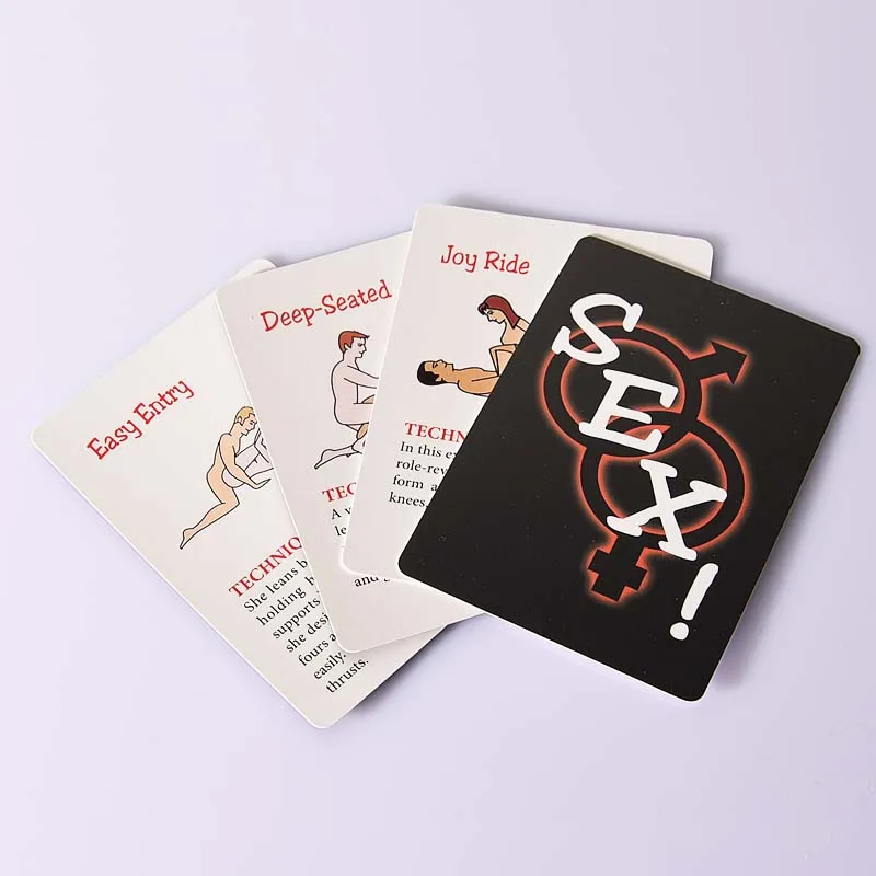 Секс-игры карты сексуальные позиции покер для пар интимные игрушки товары БДСМ