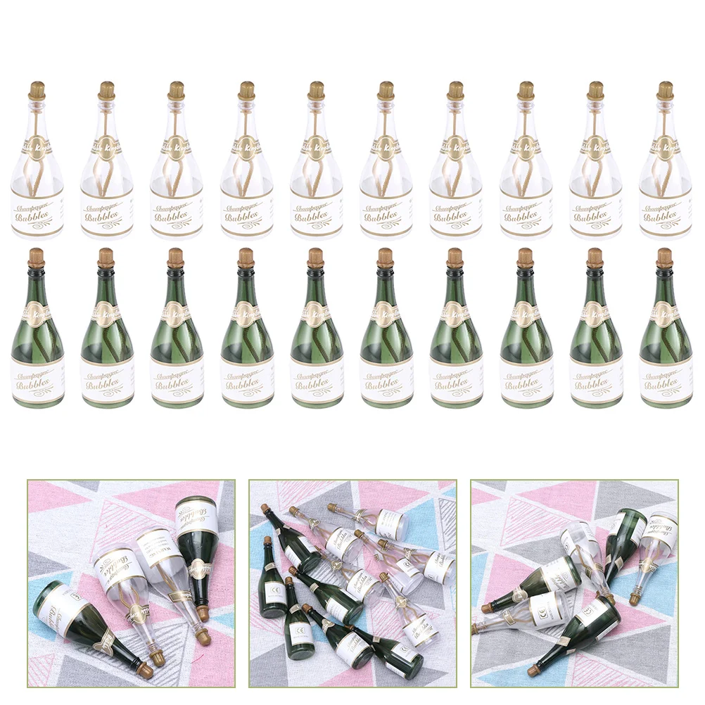 Купи Bubble Wedding Bottle Champagne Favors Bottles Bubbles Mini Wands Party Emptytoys Container Wandblower Guests Shaped Blowing за 340 рублей в магазине AliExpress