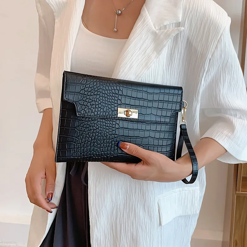 

autumn winter new simple hand bag fashion cross-border hand grasp small square bag Europe and the United States foreign trade