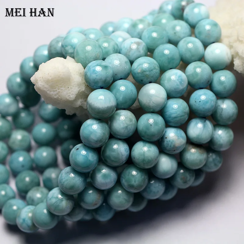 Механский естественный камень Larimar высшего качества с гладким округлым видом для создания ювелирных изделий дизайна DIY подарка.