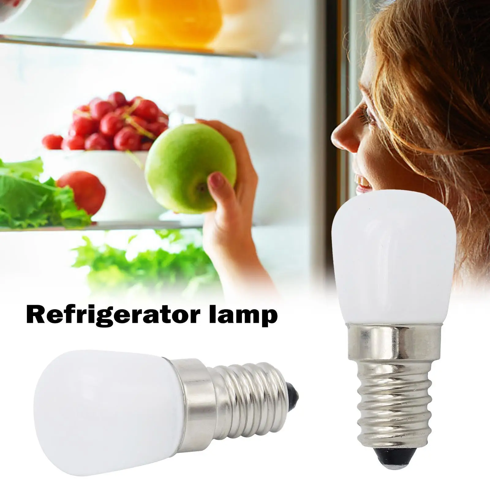 

2W E14 LED Fridge Light Bulb Refrigerator Corn Bulb 220-240V White White/Warm Replace Light SMD2835 LED Halogen Lamp AC C3P5