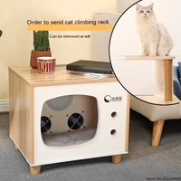 pet smart drying box with cat scratching post automatic blow hair dog drying machine 108l for big dog hair water blowing machine