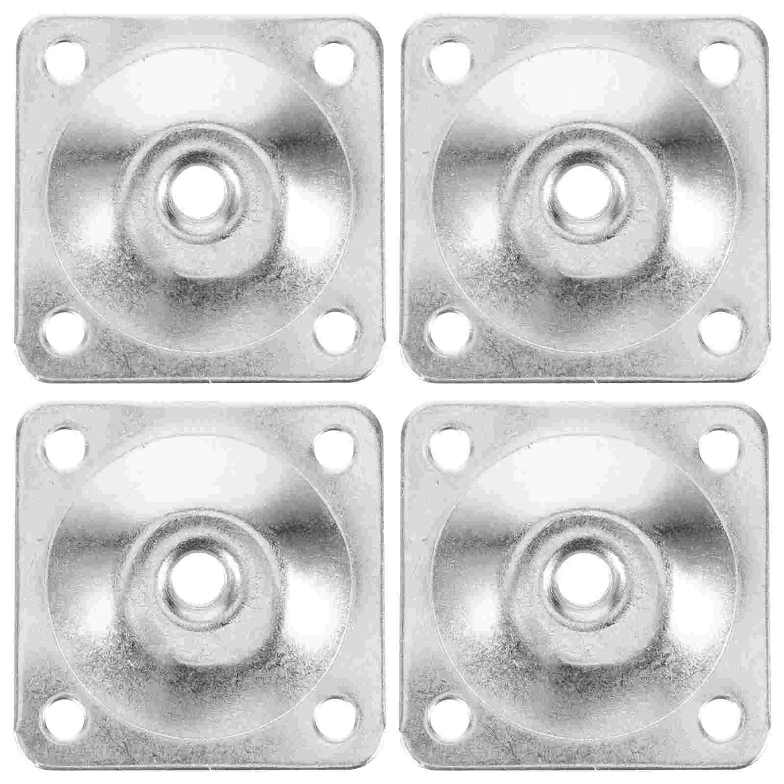 

Furniture Leg Pads Table Mounting Hardware Feet Attachment Connectors Metal Legs Plate Mounts Brackets Nuts