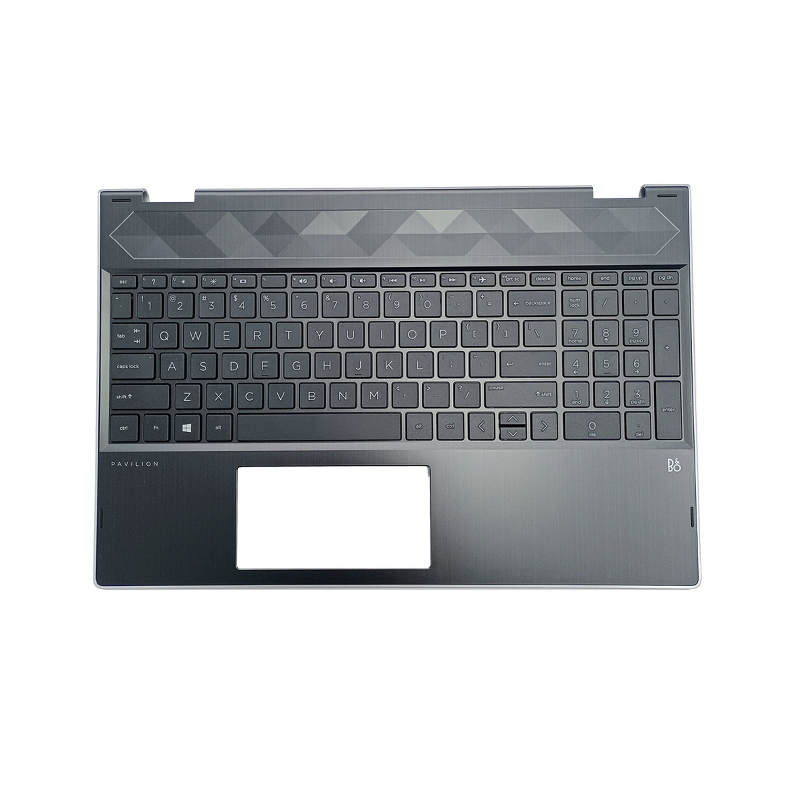 Новый ноутбук Верхняя деталь или подставка для рук с клавиатурой без сетки