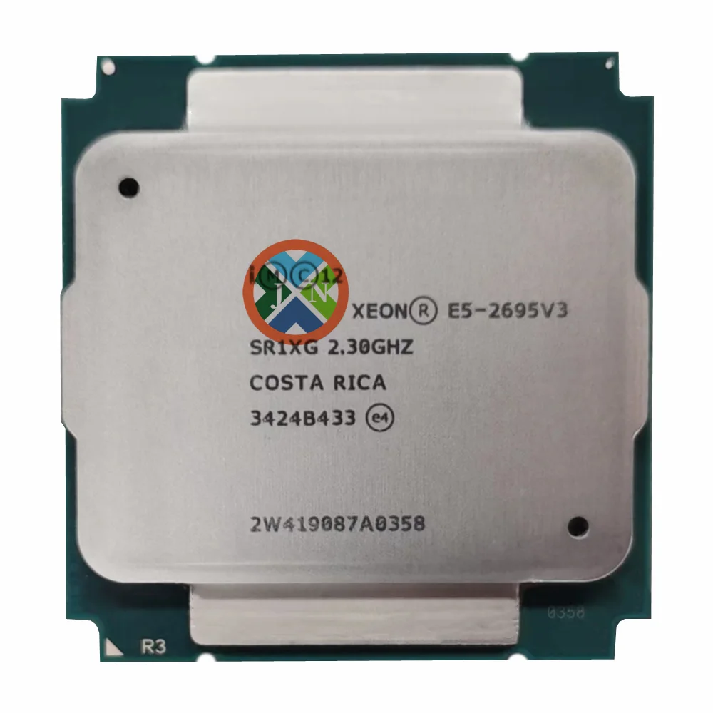 Б/у E5 2695 V3 Xeon E5-2695V3 2,3 GHZ 35M 14CORES 22NM E5-2695 V3 120W процессор E5 2695V3
