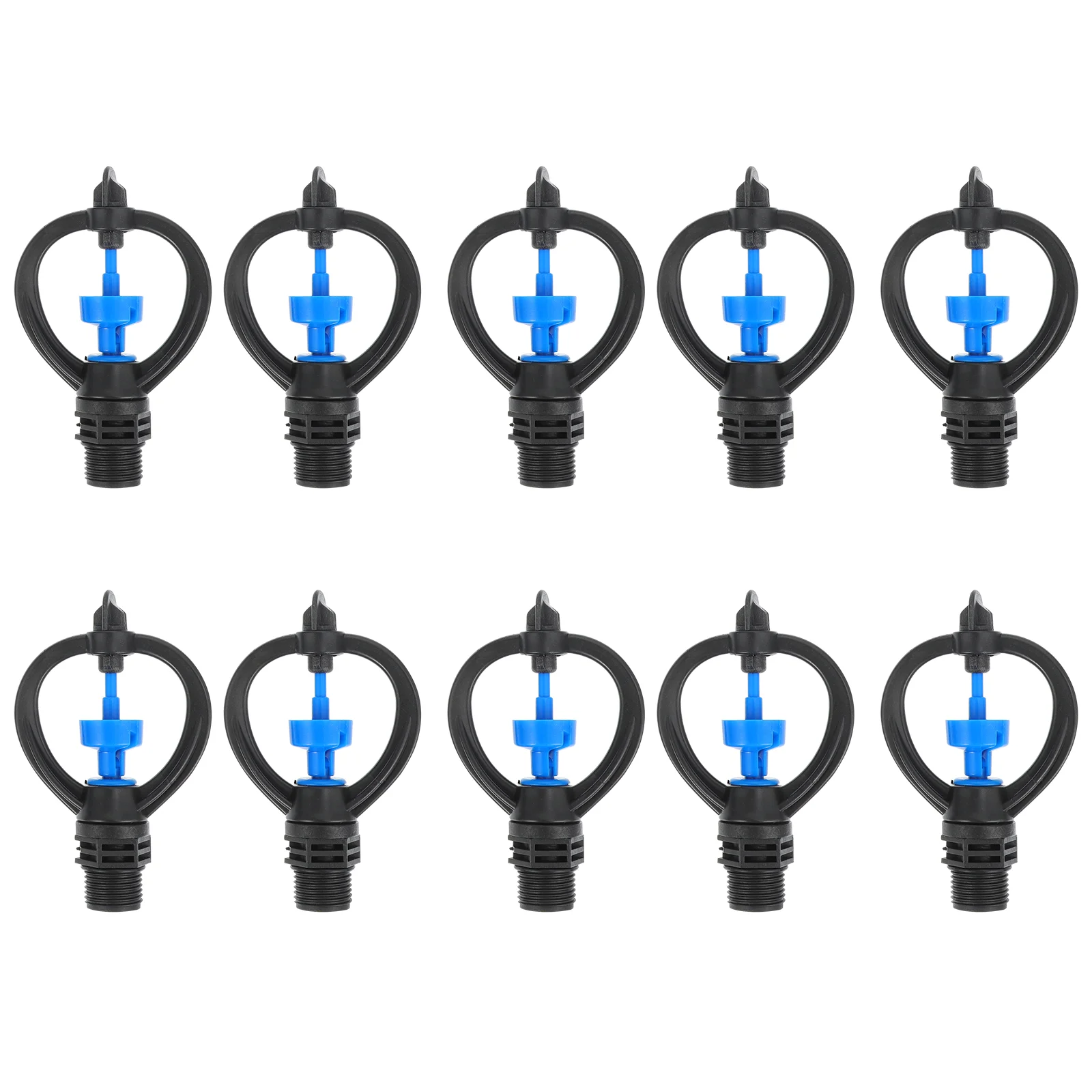 

10pcs Garden Irrigation Sprinklers 360-Degree Rotating Sprinklers Suspended Atomizing Nozzles