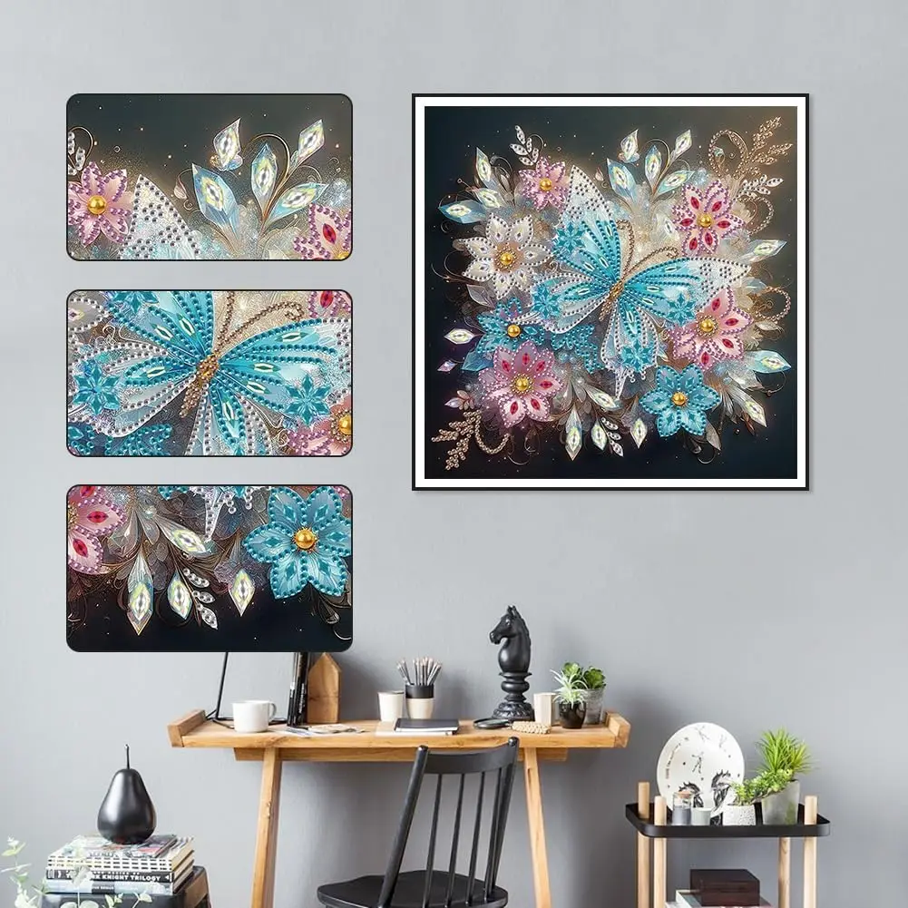 Алмазная живопись наборы для взрослых Бабочка 5D особая форма кристалл бриллиант