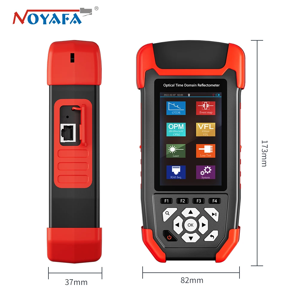 NOYAFA NF-981 Заводская цена Многофункциональный тестер оптического волокна 8-в-1