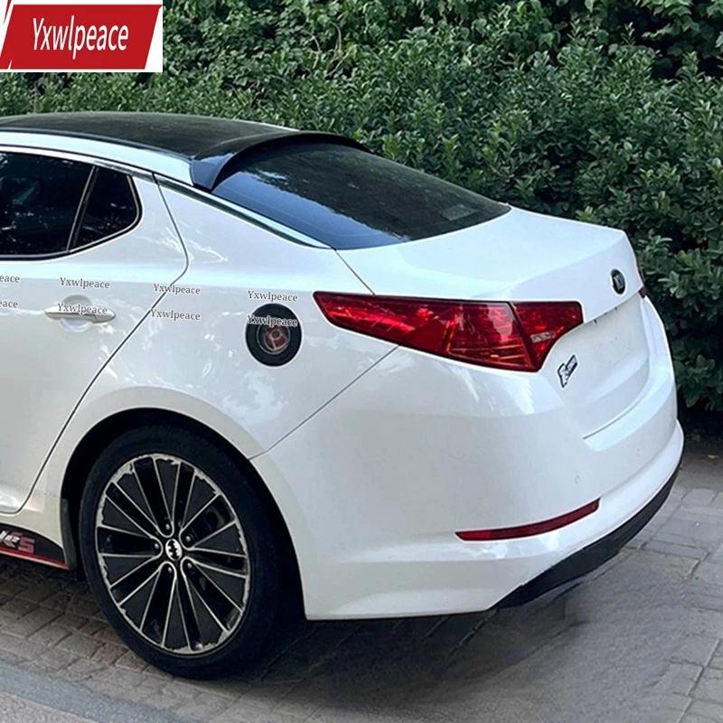 Для KIA K5 спойлер Optima 2011 2012 2013 2014 2015 ABS Пластиковый Чехол для заднего стекла