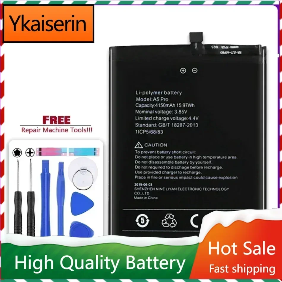 Аккумулятор для UMI Umidigi A5 Pro A5Pro 4150 мАч аккумулятор телефона аккумуляторы на складе