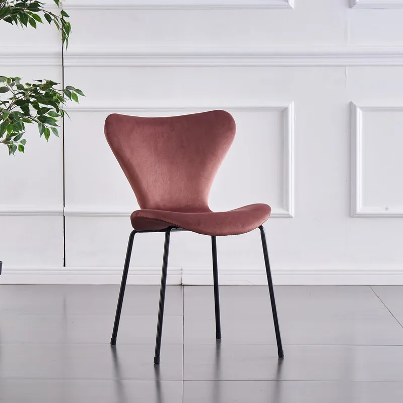 

Relaxing Nordic Dining Chairs Lounge Mobile Soft Makeup Luxury Modern Dining Chairs Backrest Minimalist Sillas Kitchen Furniture