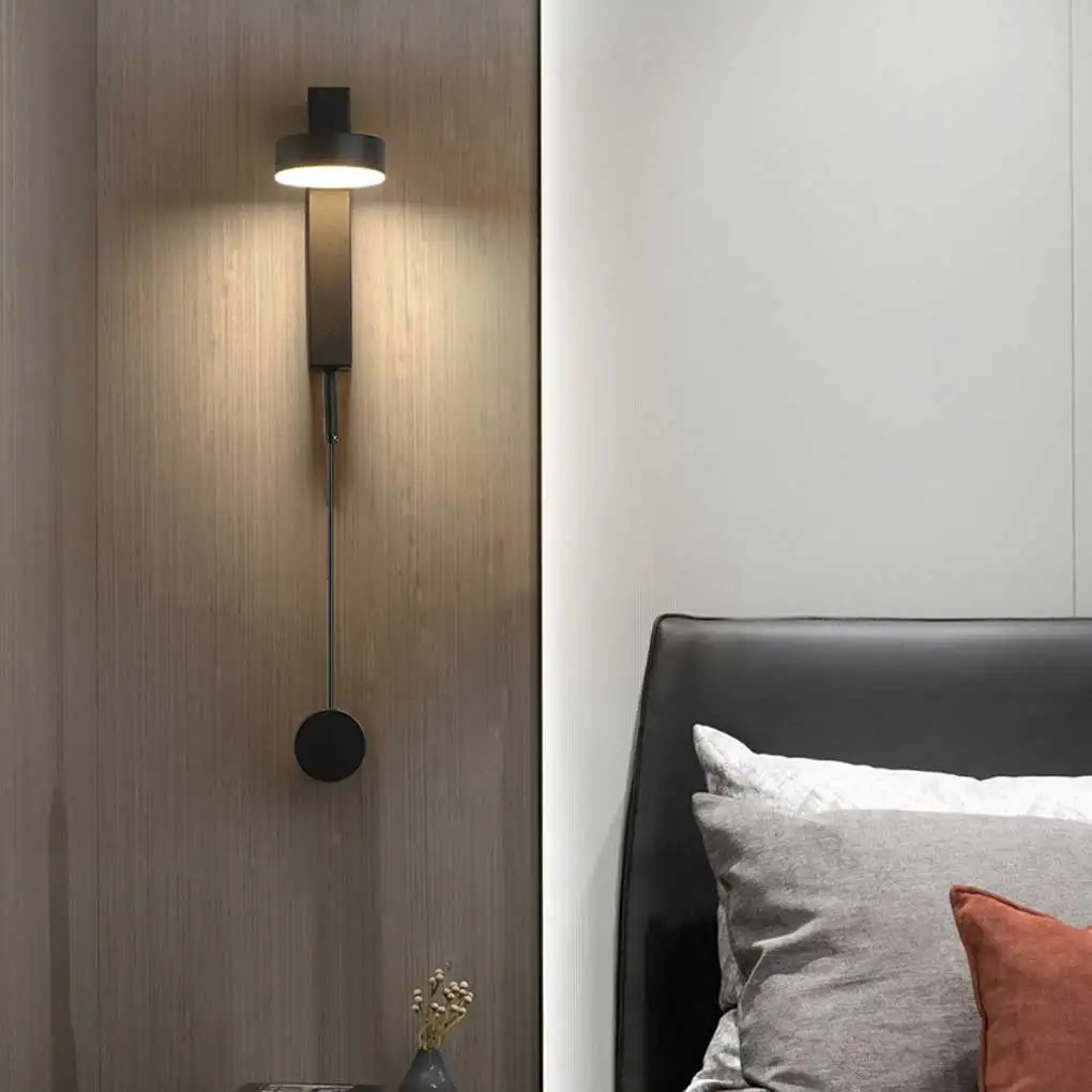 

Hotel Modern Style Simple Design Adjustable Wall Light Living Room Bedroom Rotatable Dimmable Lamp Decoration White