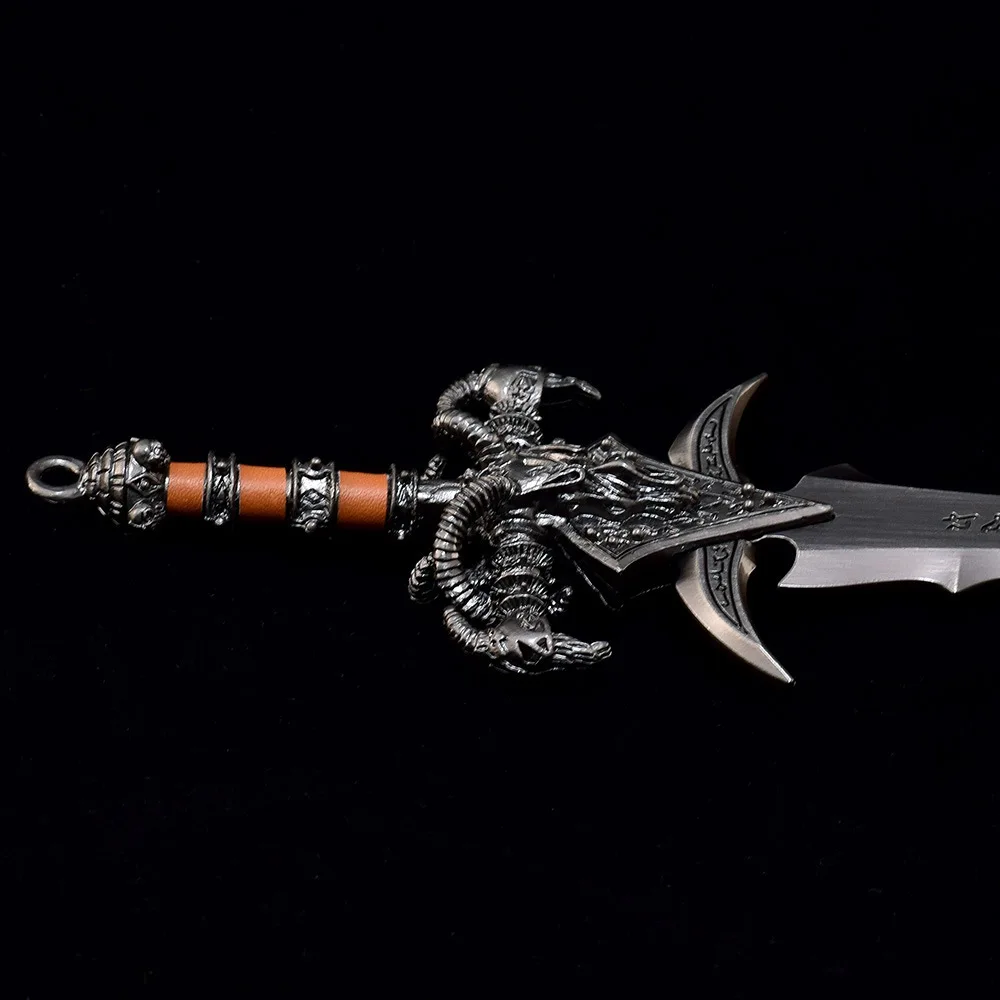 Мини-метал Frostmourne Katana World of Warcraft Lich King Sword из сплава японская катана модель оружия