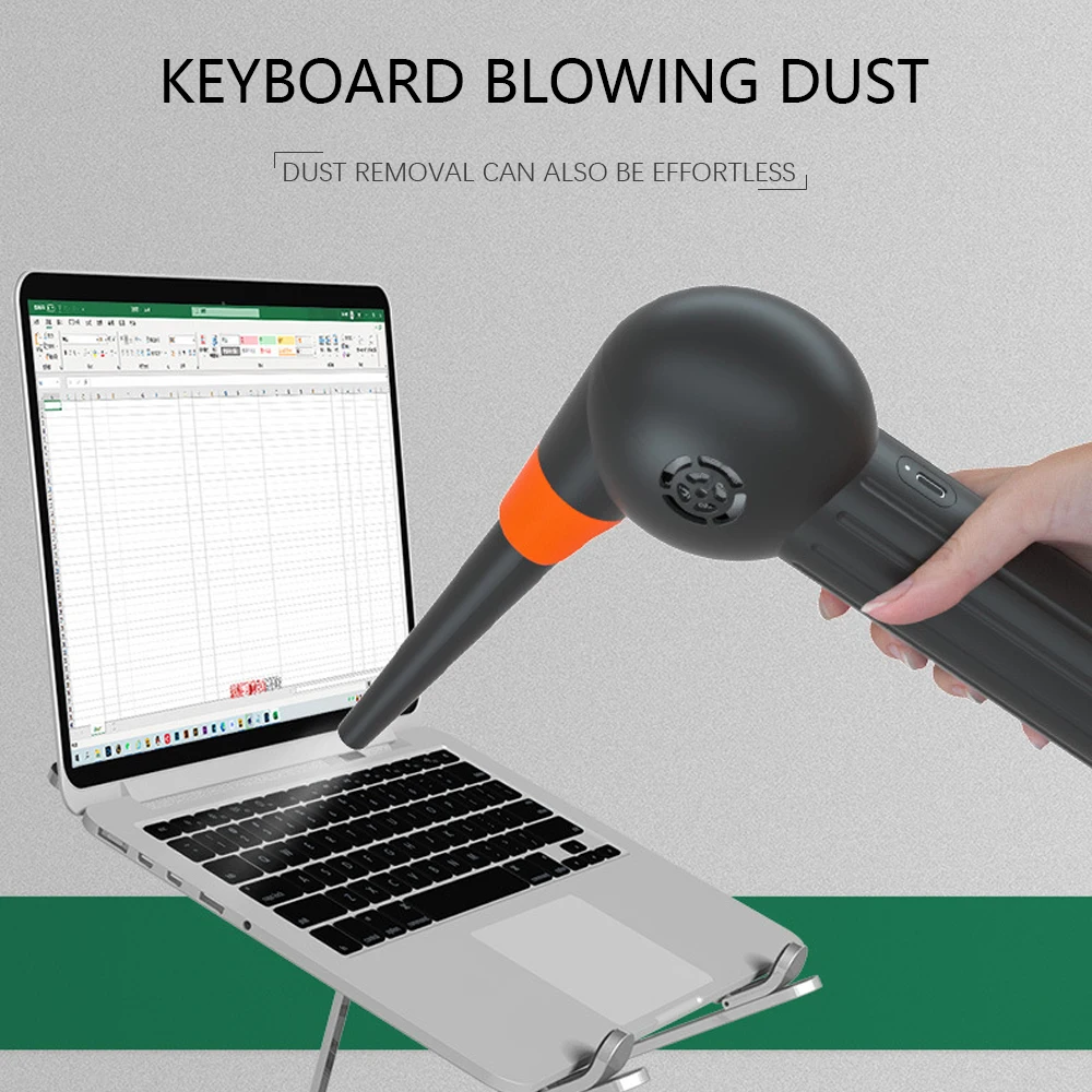 

Беспроводной пылесос портативный беспроводной автомобильный пылесос ручной USB Перезаряжаемый инструмент для чистки клавиатуры для ноутбу...