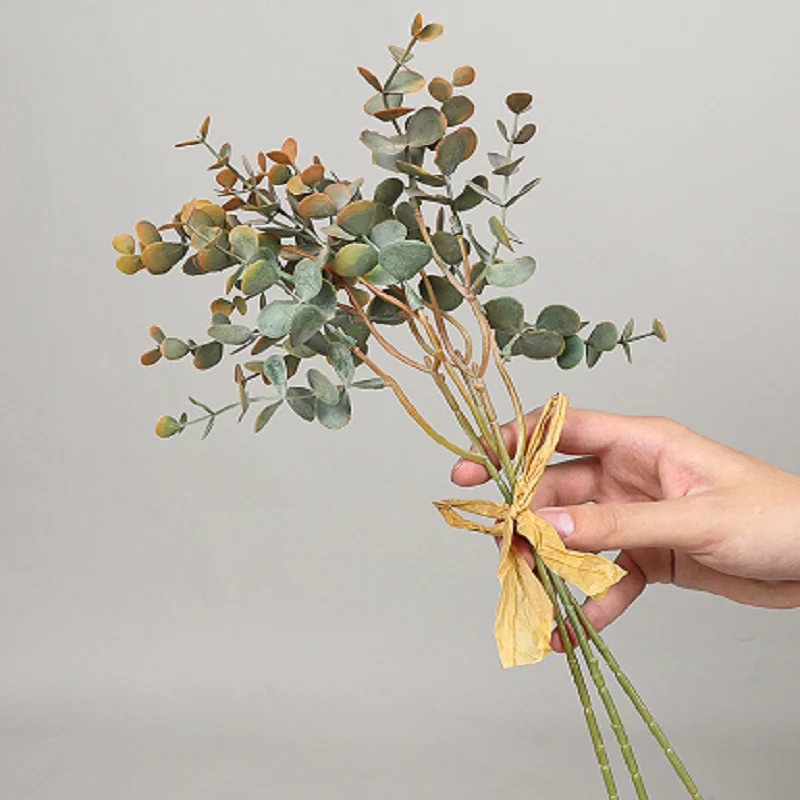 

Artificial Eucalyptus Bouquet For Party Wedding Fake Plant Home Holiday Christmas Decorations Artificial Plants