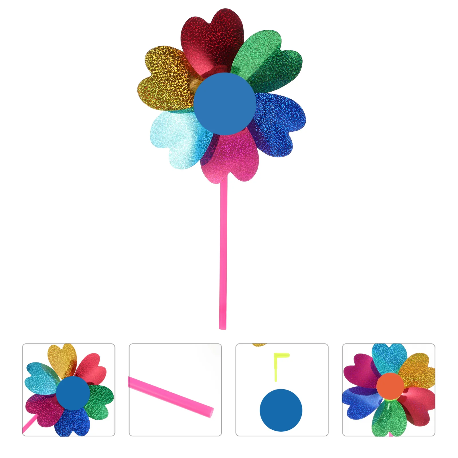 

20 Pcs Sequin Windmill Out Door Decor Small Windmills Children Pinwheel Toys Sequins Decorations