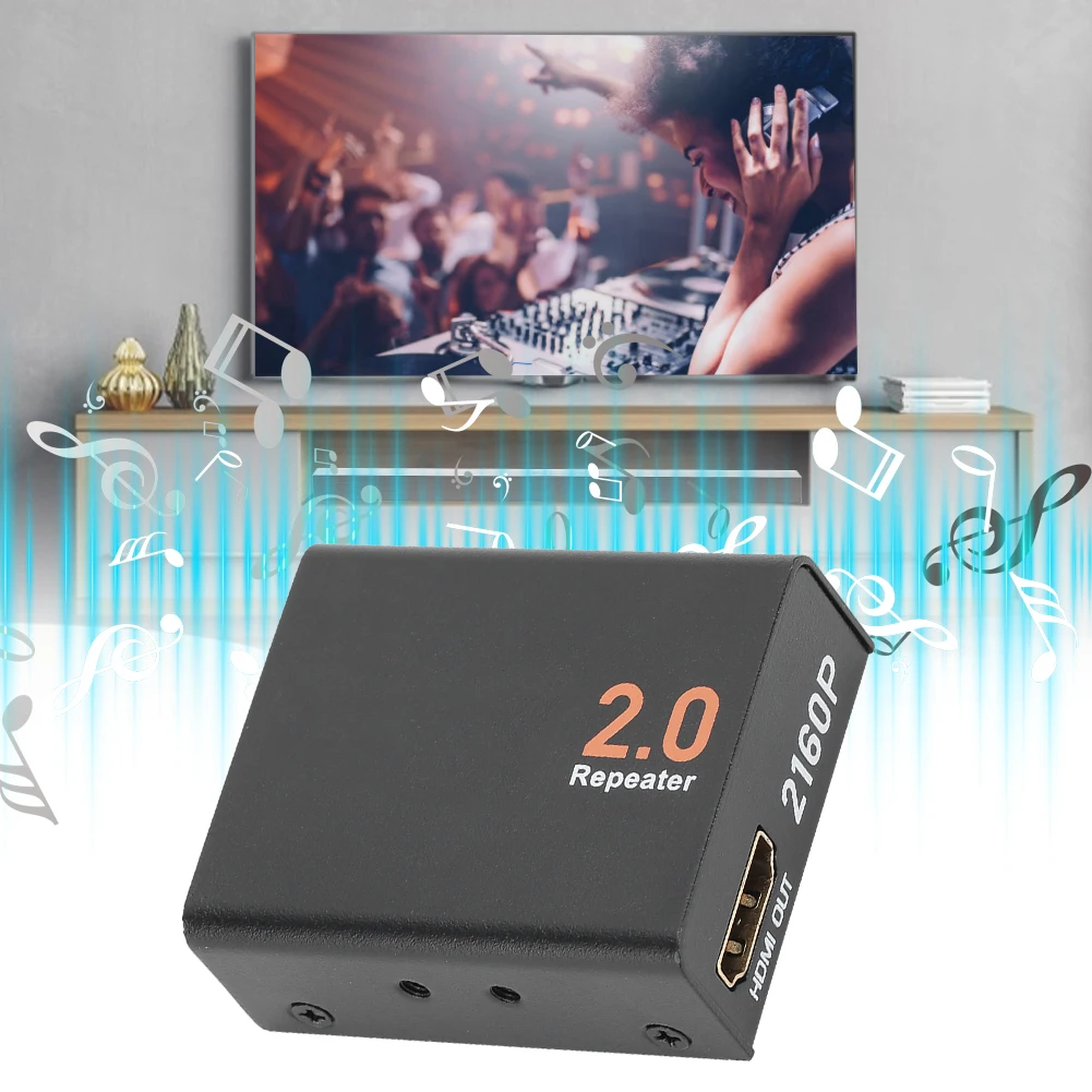 HDMI 2 0 разветвитель повторитель удлинитель сигнала усилитель адаптер 4K/2K @ 60 Гц для