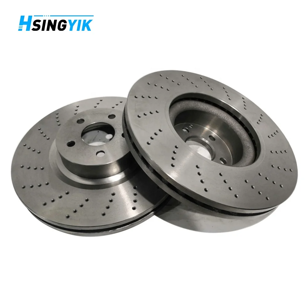 

Drilled Brake Disc Rotors For Mercedes W215 W221 C215 Cl 500 2002 2016