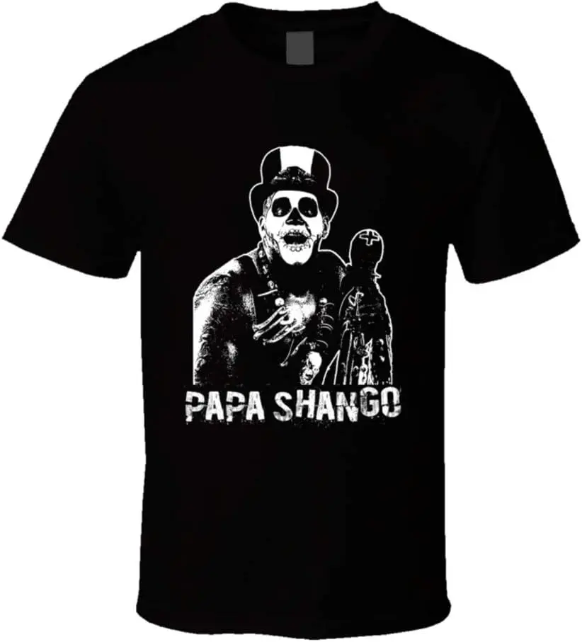 Ретро футболка с принтом Легенды борьбы Papa Shango