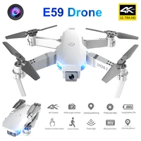 rc profesyonel drone quadcopter fixed height folding e59 four axis uav with 4k camera aerial remote control aircraft global toy