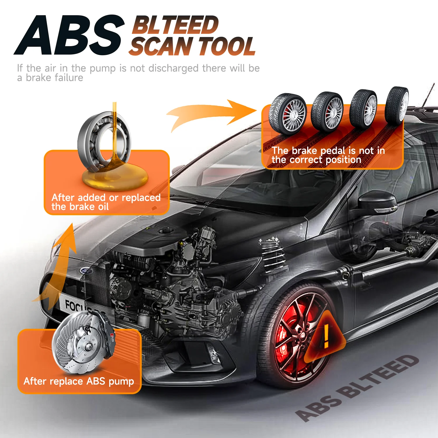 Новый FOXWELL NT630 Plus беспроводной OBD2 автомобильный сканер двигатель ABS SRS EPB OIL SAS