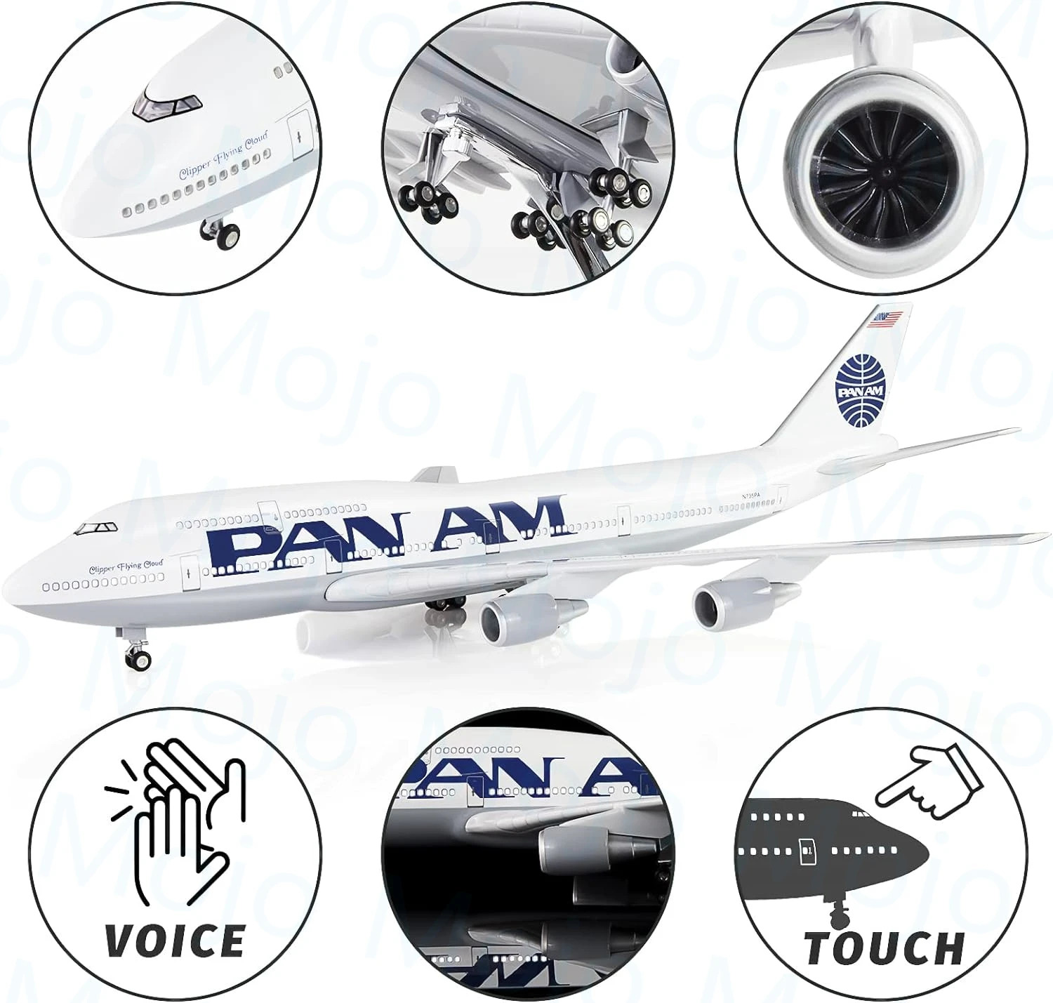 Масштаб 1:150 модель самолета 47 см 747 AM Боинг B747 модели самолетов под давлением со