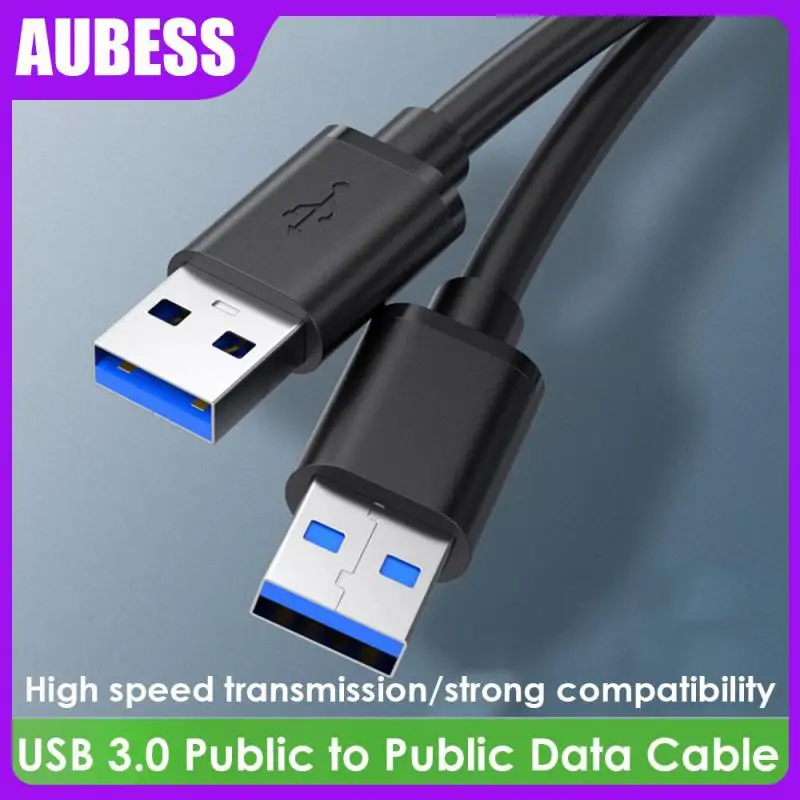 

Usb Date Extension Cable Stable Tinned Copper Usb Male To Male Data Transmission High Quality Extender Cord Consumer Electronics