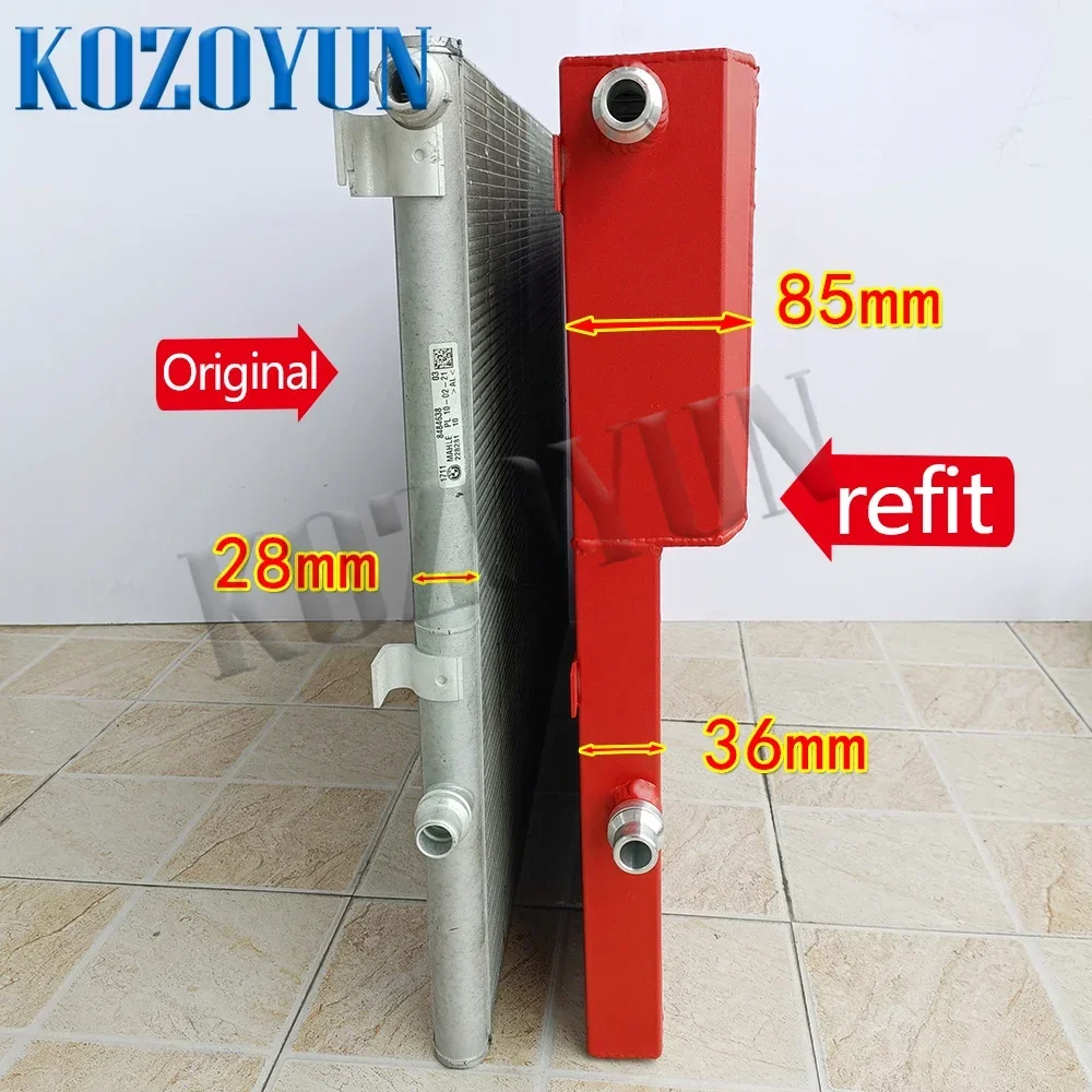 Теплообменник интеркулера для BMW B48 B58 G32 GT 630i 630ix 640i 640ix 17-2023