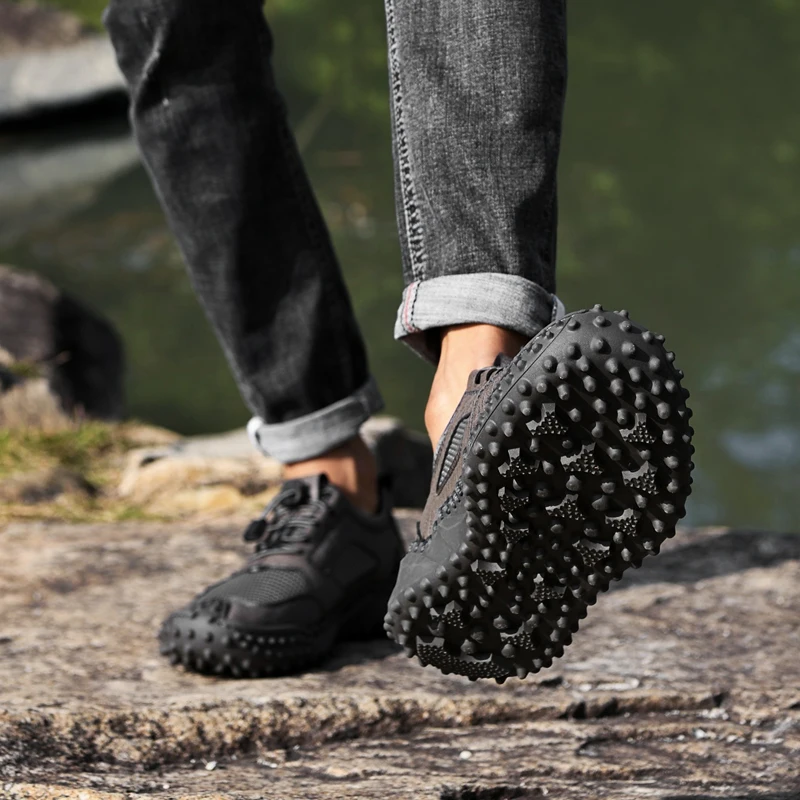 Summer Men's Golf Shoes Outdoor Non-slip Casual Sneakers Men's Plus Size Walking Shoes Comfortable Men's Golf Shoes Size 38-46