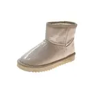 Зимние женские сапоги для снежной погоды, плюшевая теплая обувь, сапоги на платформе, женская прозрачная водонепроницаемая обувь с мехом и круглым носком, женские зимние сапоги