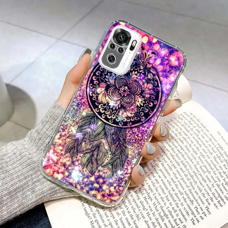 Чехол Ловец снов акварельный для Xiaomi Redmi Note 11T 11 10 Pro 8 9 9S 10S 8T 8A 9A 9C K40 7 7A 6 6A |