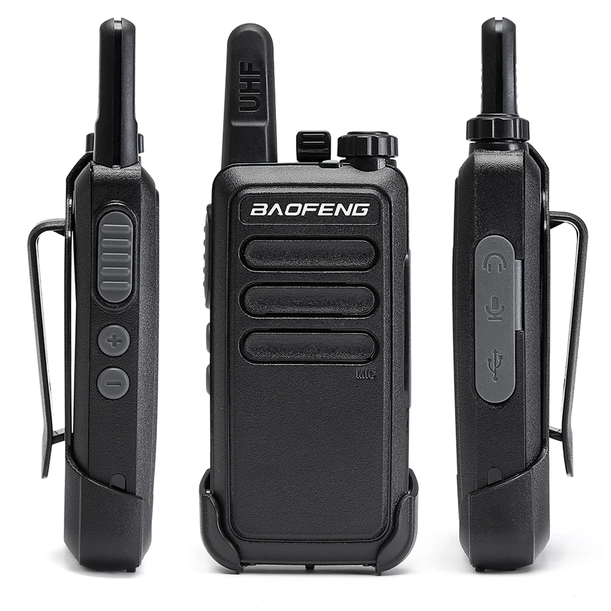 Baofeng BF-C9 Mini Walkie Talkie 400-470MHz UHF Tradio  long reachwo Way Radio Portable VOX USB Charging Handheld Transceiver enlarge