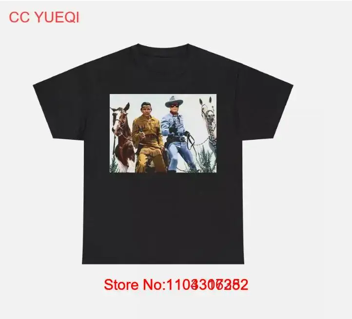 Мужская футболка с коротким рукавом Lone Ranger and Tonto размер S-5XL