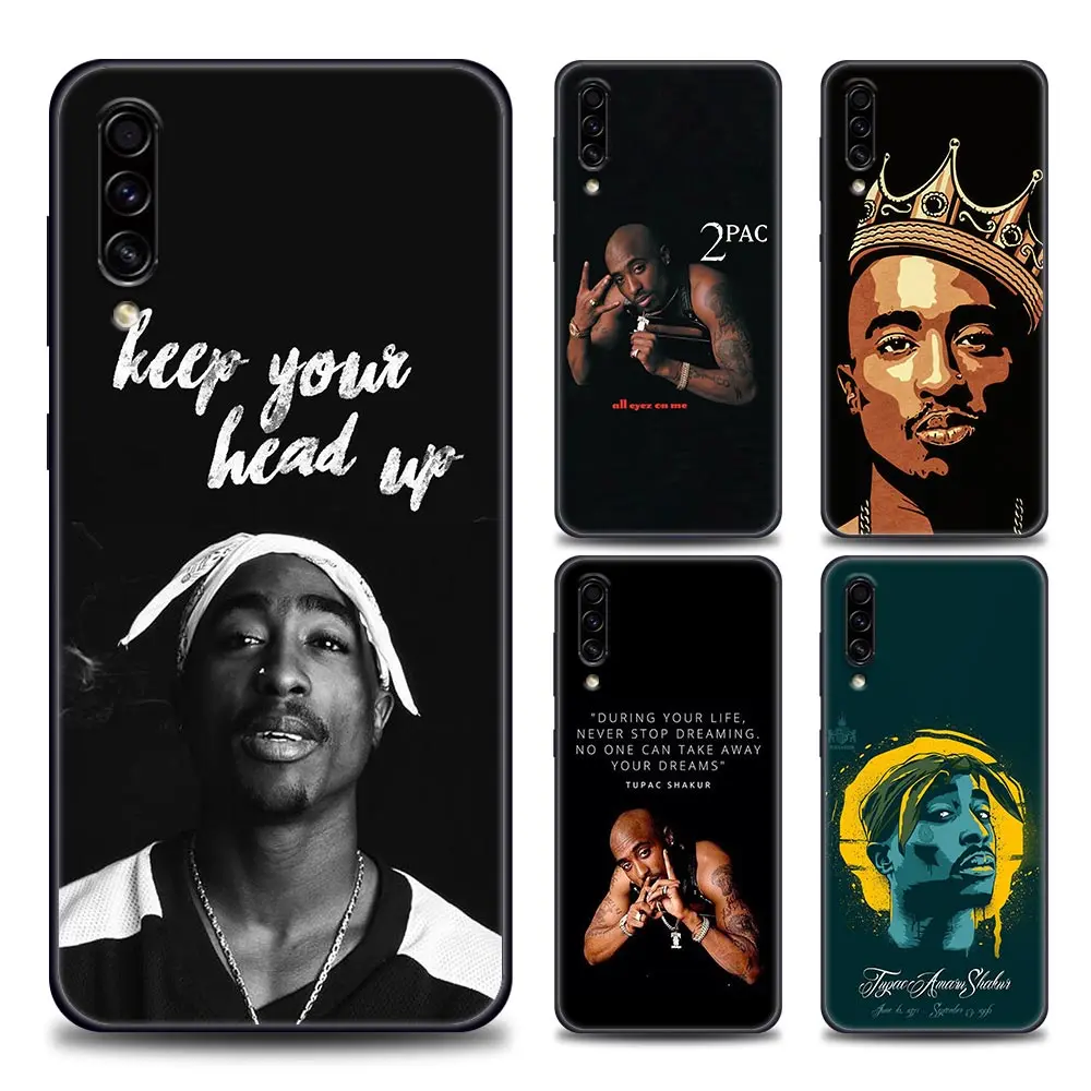 

Phone Case for Samsung A10 e S A20 A30 A30s A40 A50 A60 A70 A80 A90 5G A7 A8 2018 Soft Silicone Yinuoda Rapper 2pac Tupac