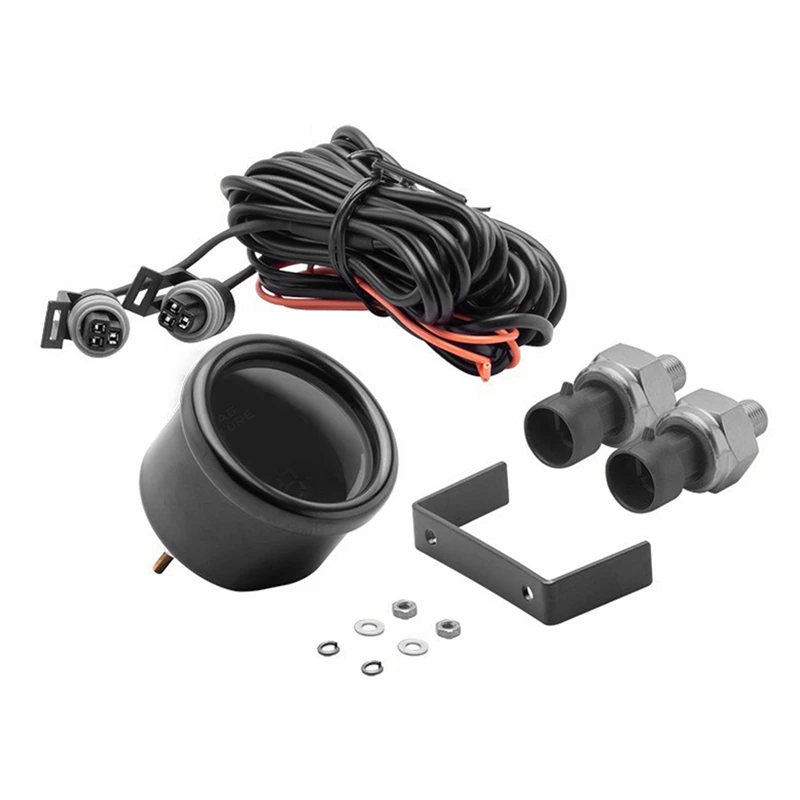 

52mm Dual Display Dual Air Pressure Gauge PSI Bar Air Suspension with 1/8NPT Electrical Sensors