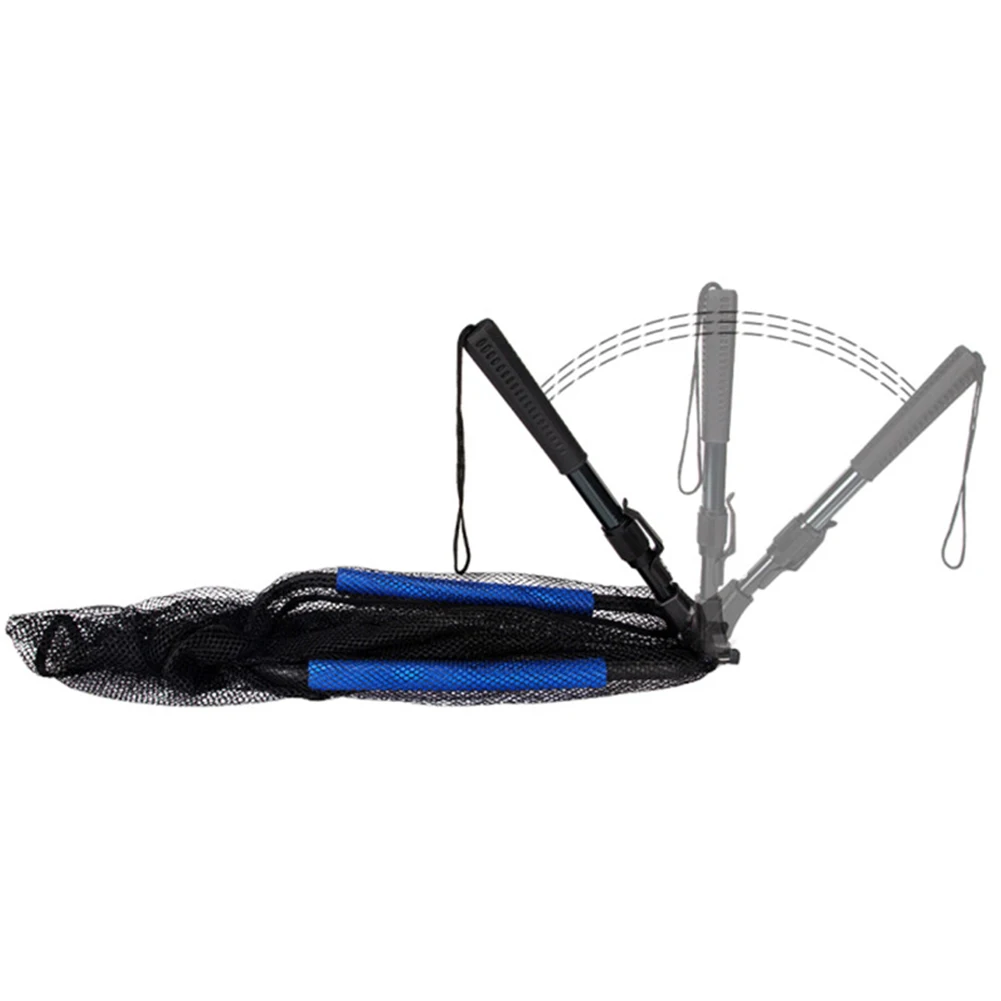 

Retractable Floating Fishing Net Telescopic Collapsible Fishing Net Aluminum Pole Handle Lightweight for Freshwater Saltwater