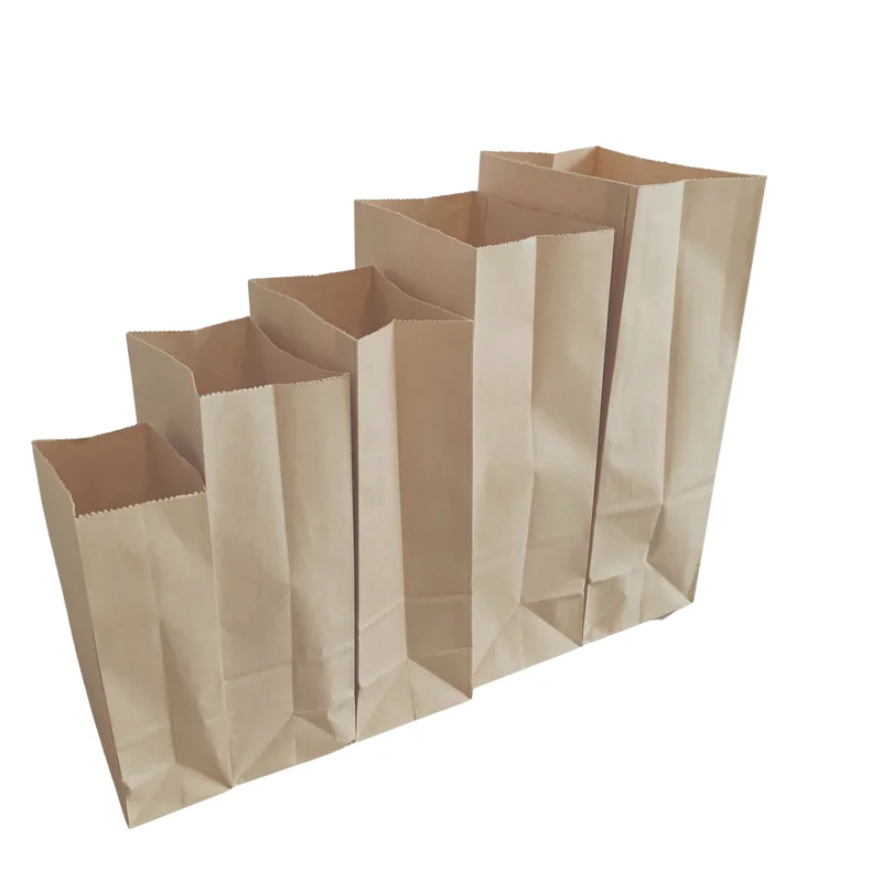 

Multiple styles kraft paper storage bag rice bag vegetable bag seed takeaway gift snack combination set