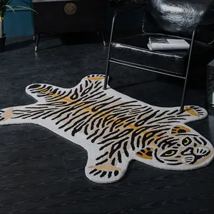 catoon leopard pattern rug non slip antiskid mat washable animal print carpet for living room bedroom room decor floor mat rugs free global shipping