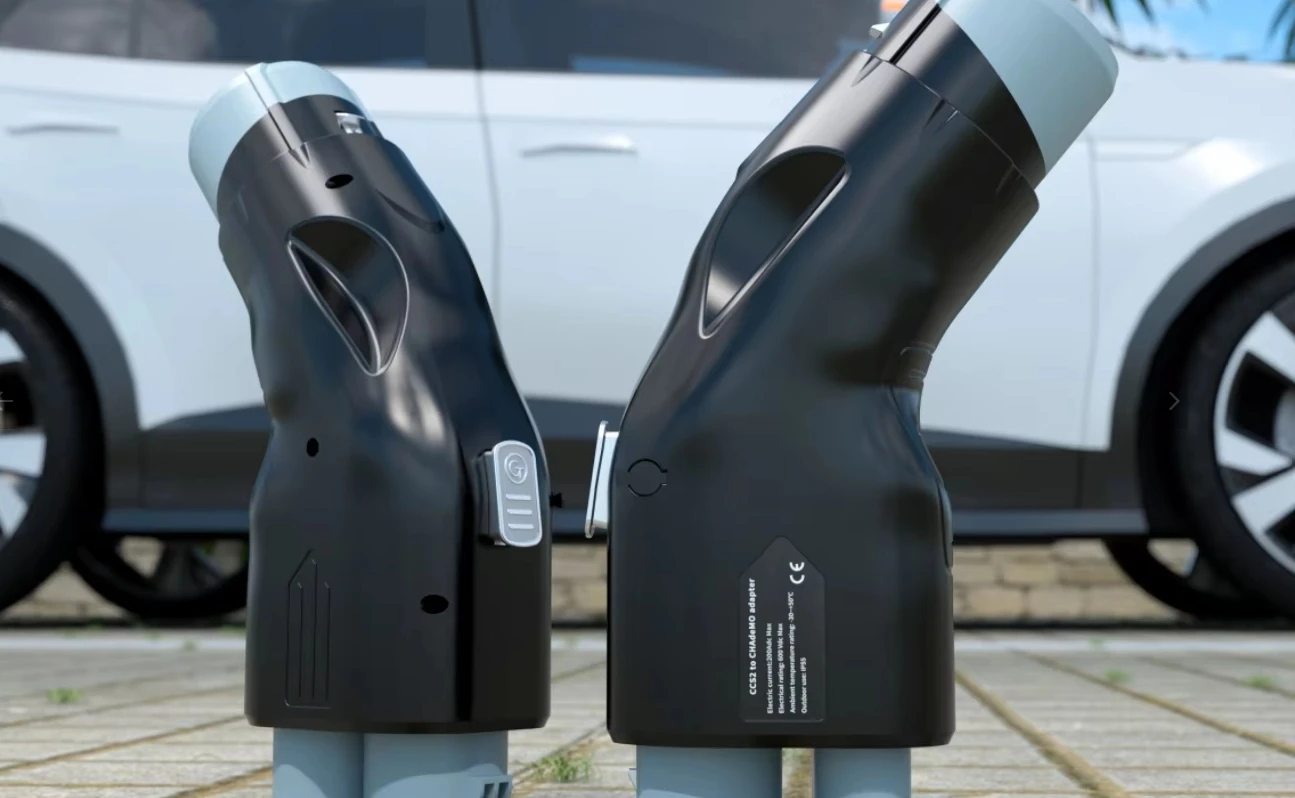 Фото Адаптер преобразователя зарядки CCS2 в CHAdeMO EV, 250 А, адаптер для быстрой зарядки постоянного тока CCS Combo2 в адаптер для зарядки электромобиля CHAdeMO №4