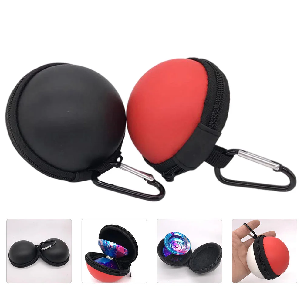 

2 Pcs Yo-Yo Storage Bag Waist Bags Ball Pouches Storage Organizer Eva Child Makeup Organizer