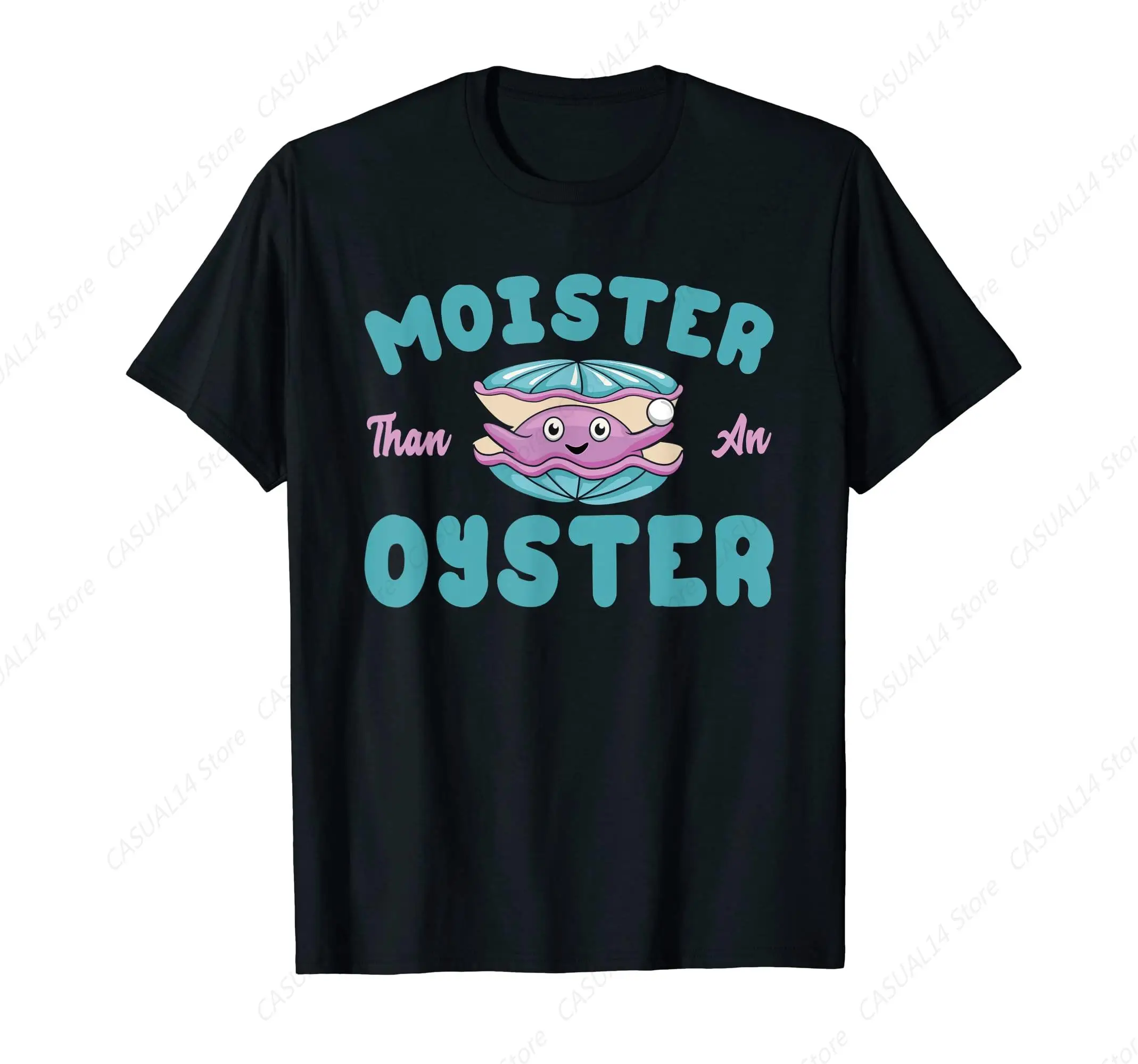 Футболка Moister than an Oyster Funny Shellfish Shuck хлопковая унисекс