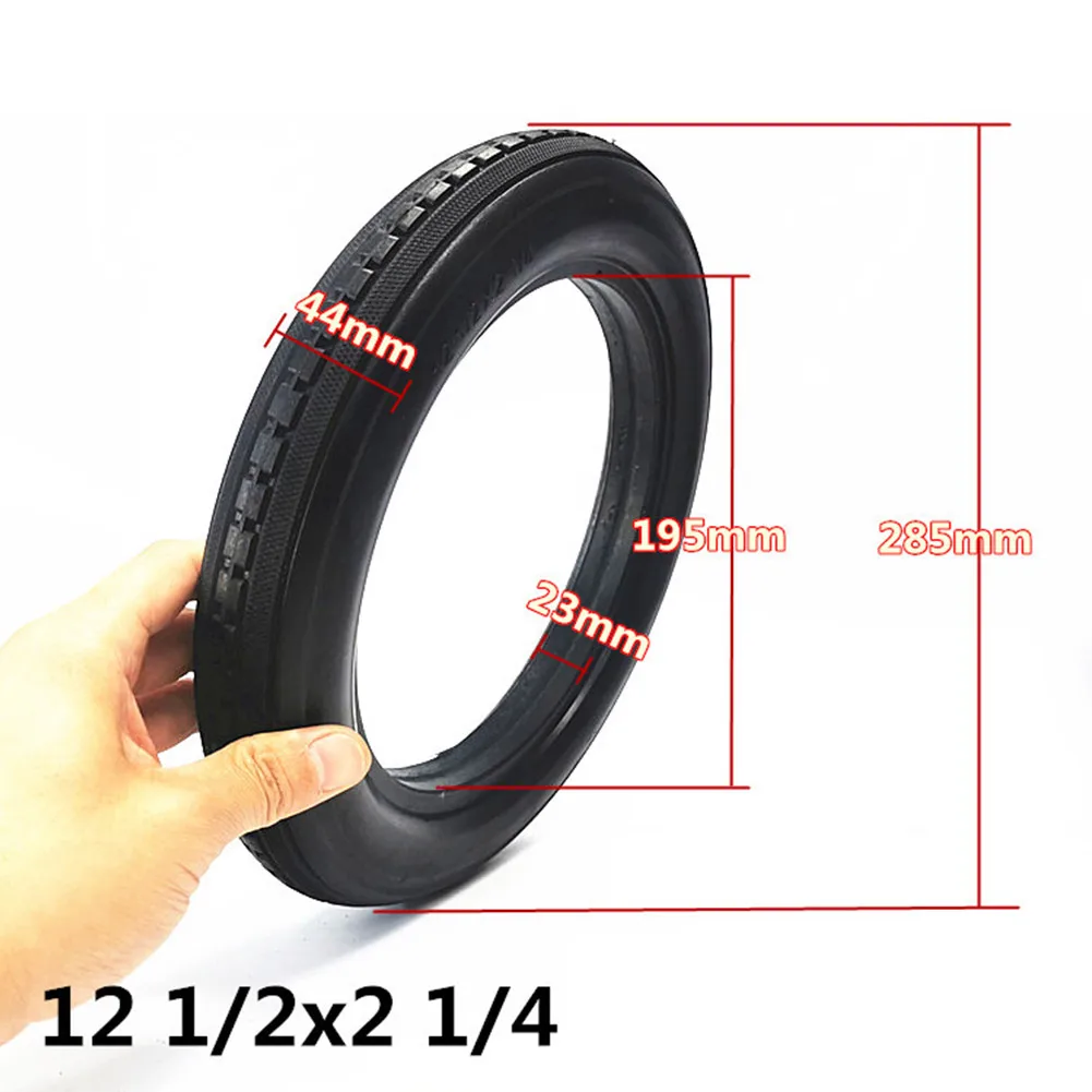 Долговечная твердая шина 12 1/2x1 75x2 1/4 (447/57 203) подходит для электрических скутеров