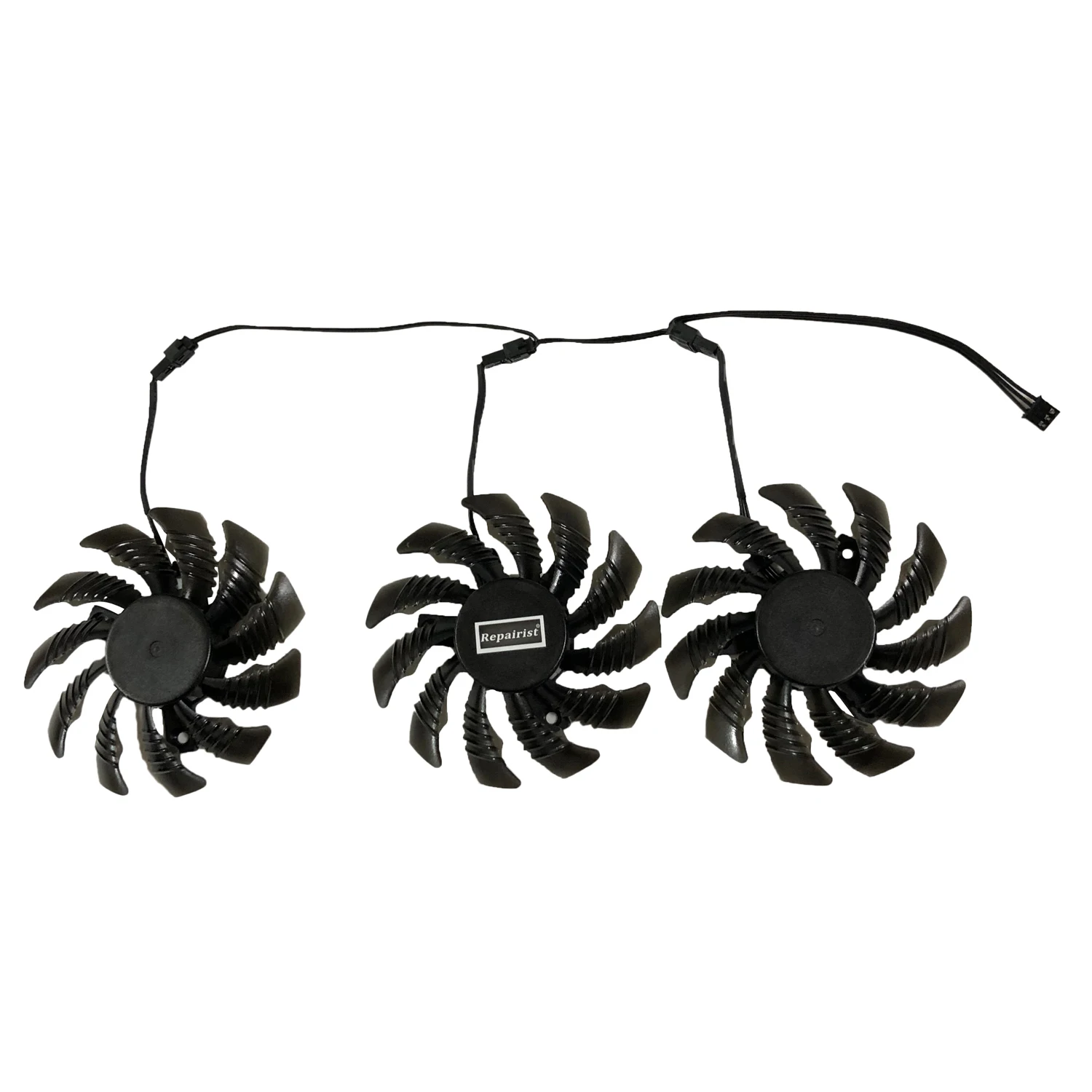 Ventilador da Placa de Vídeo Vga Gpu Substitua T128010sm Pld08010s12h 3pin 75 mm Pld08010s12h Gtx 970 Windforce g1 Peças por Conjunto