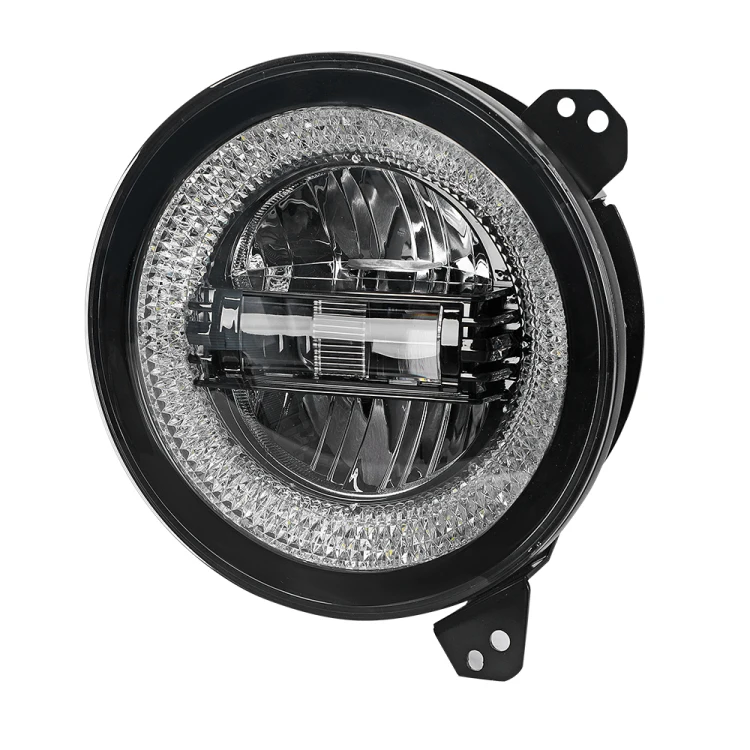 

LOYO Off road Diamond Round Led Light 9Inch Led Headlight For Jeep Wrangler JL 2018+