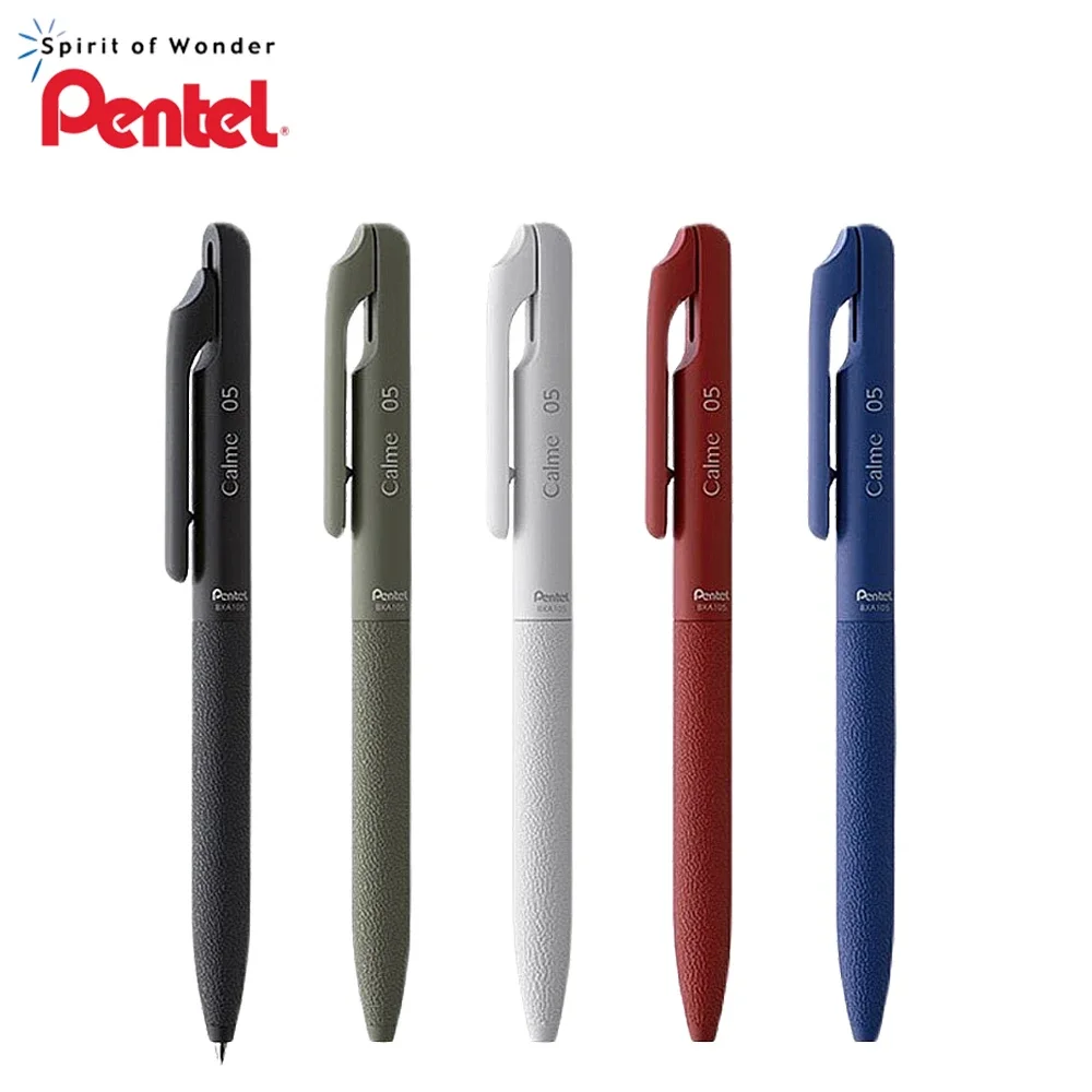 

1 шт. шариковая ручка Pentel Calm Mute Press 0,5 средняя масляная ручка 3 цвета многофункциональная ручка японские канцелярские принадлежности Школьные принадлежности