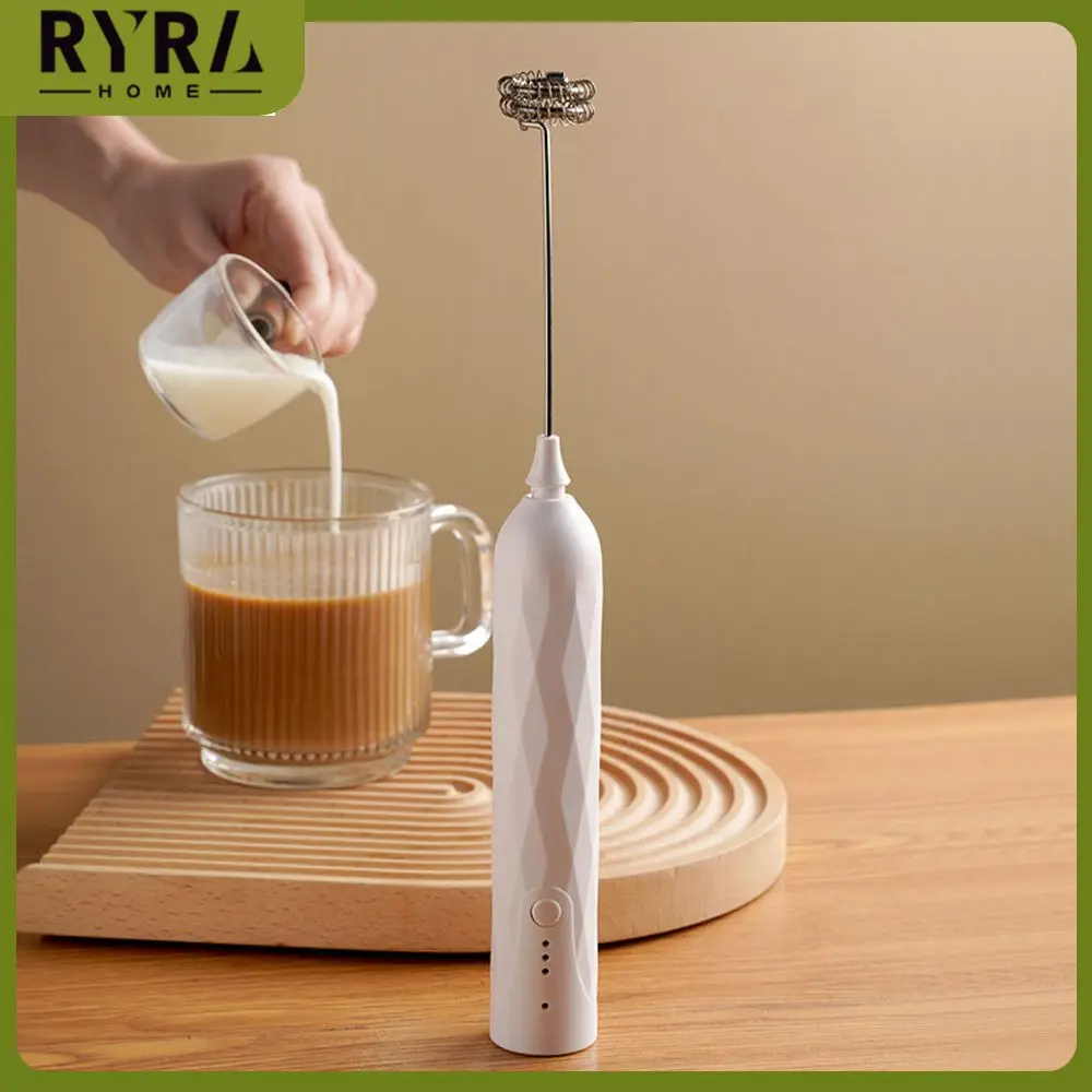 

Electric Household Beat Up Cream Usb Rechargeable Egg Beater Multifunctional Agitator Kitchen Gadgets Wireless Creative