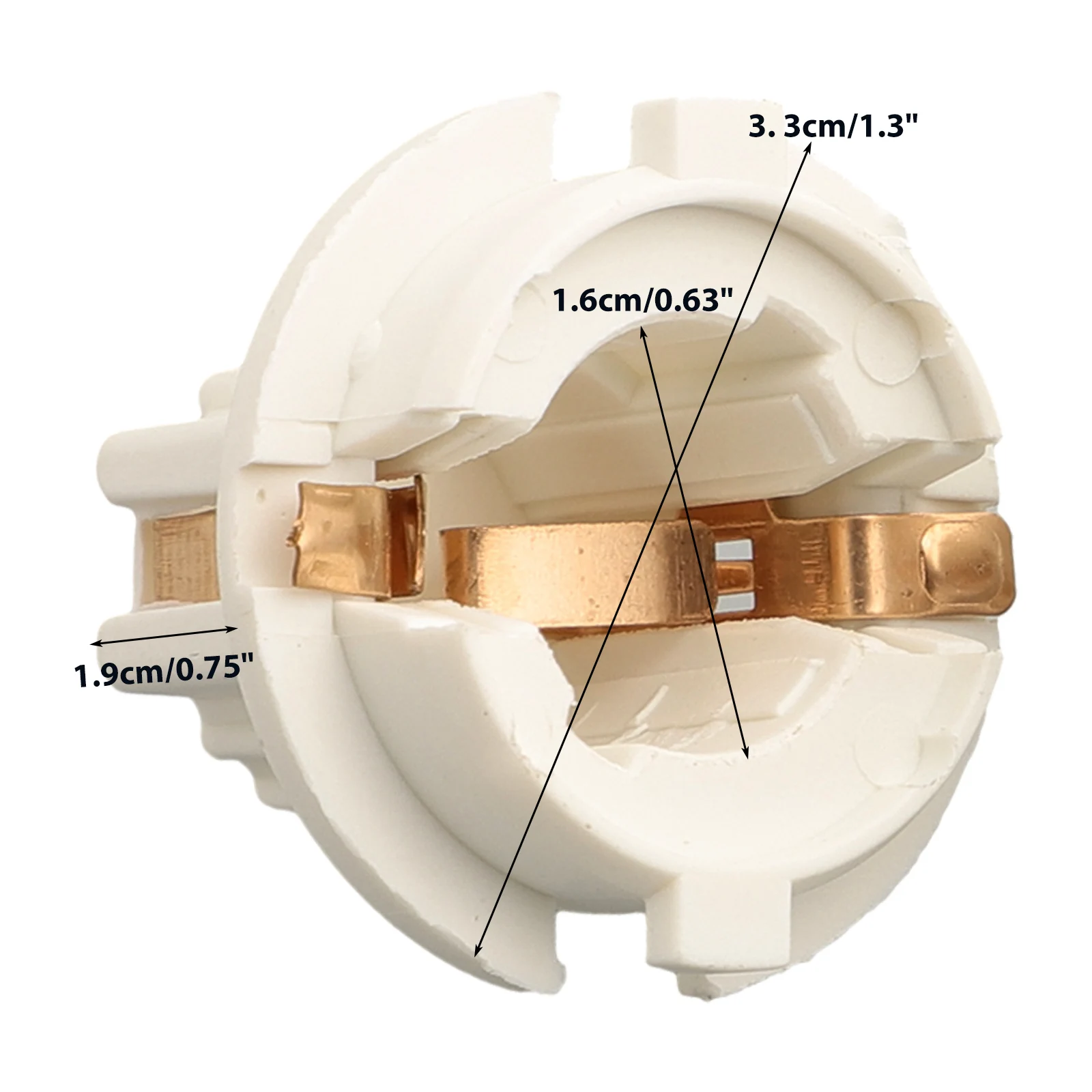 Патрон лампы Задний фонарь Практичный 63216943036 Автомобильная лампа белая 2 шт. для 7